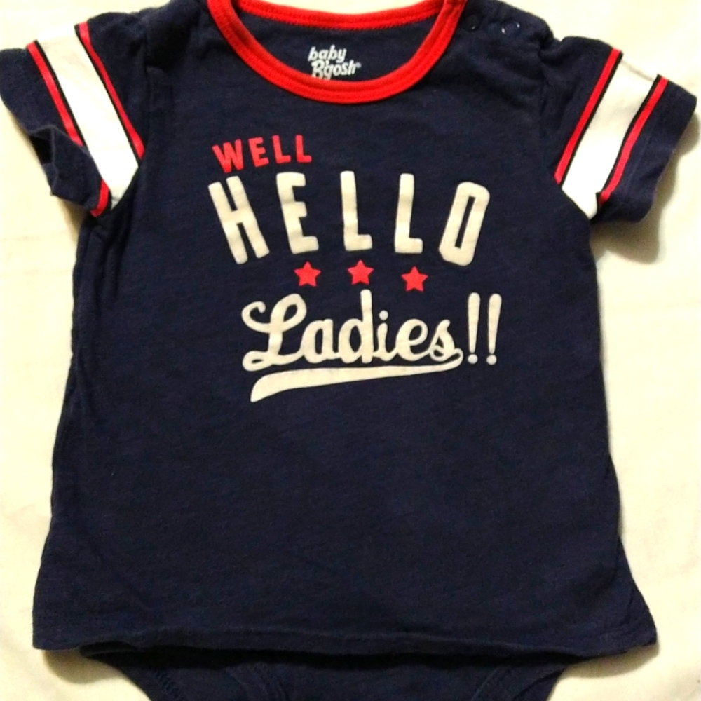 Baby Bgosh " Well hello Ladies" Onesie